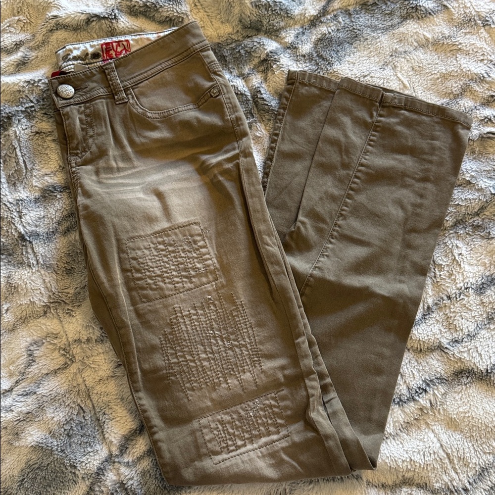 Forest green vintage guess jeans